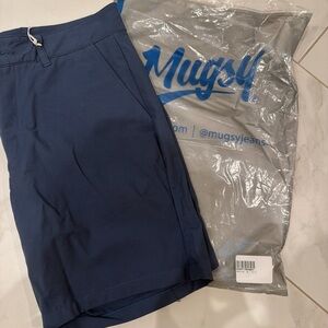 Mugsy Men's Navy Hybrid Shorts